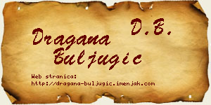 Dragana Buljugić vizit kartica